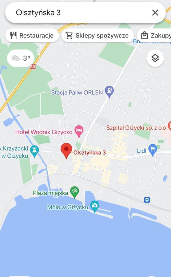 Xo Centrum Apartman Giżycko Kültér fotó